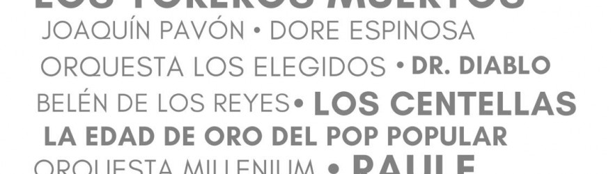 LAS MEJORES CANCIONES DE LOS 80 Y 90, CON “LA EDAD DE ORO DEL POP ESPAÑOL”,  EL VIERNES DE FERIA