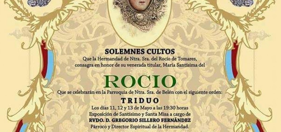 PROGRAMA DE ACTOS DE LA HERMANDAD DEL ROCÍO DE TOMARES 2017